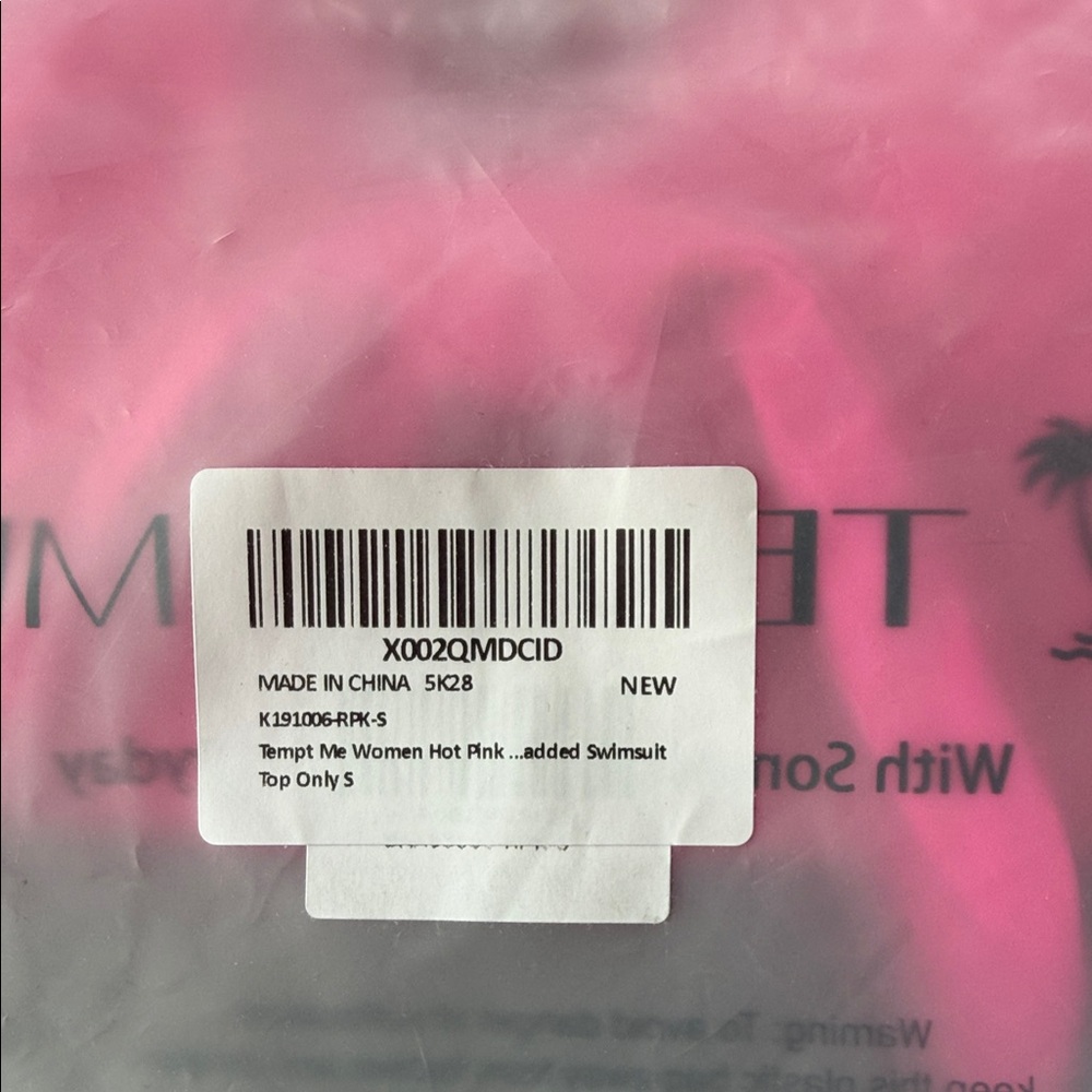 Tempt Me Pink Bikini Top - Picture 5 of 5